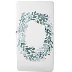 Pottery Barn Holiday Organic Crib Fitted Sheet New in original packaging